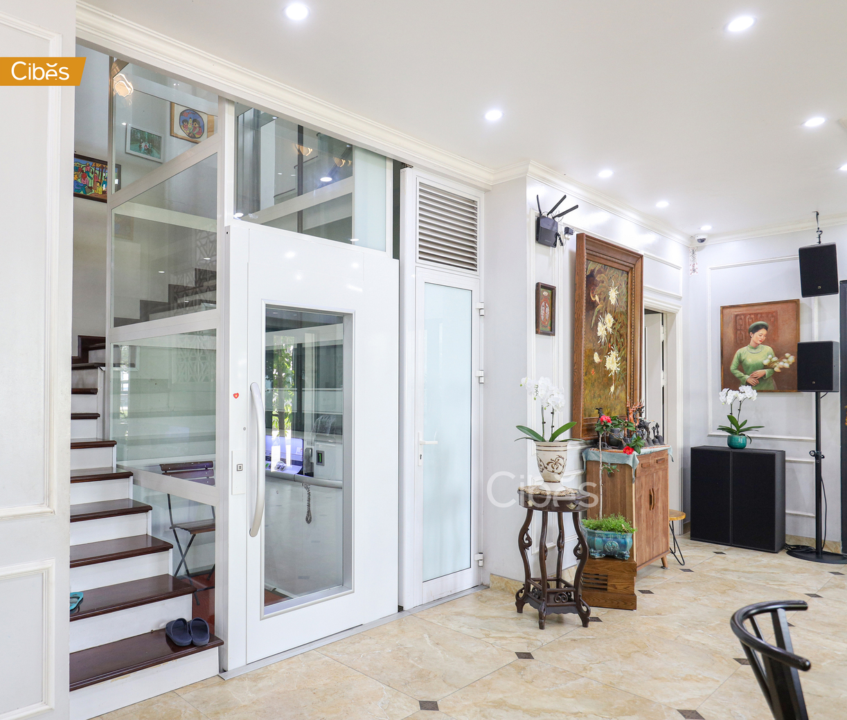 Hạ Long, Quảng Ninh - Thang máy Ecosilent hài hòa với nội thất hiện đại4